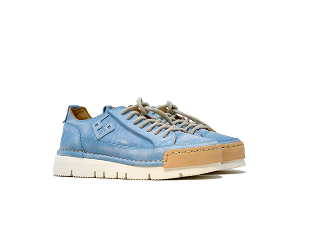 Model "LA CIELO" - Handmade Shoe in 100% Leather Made in Italy