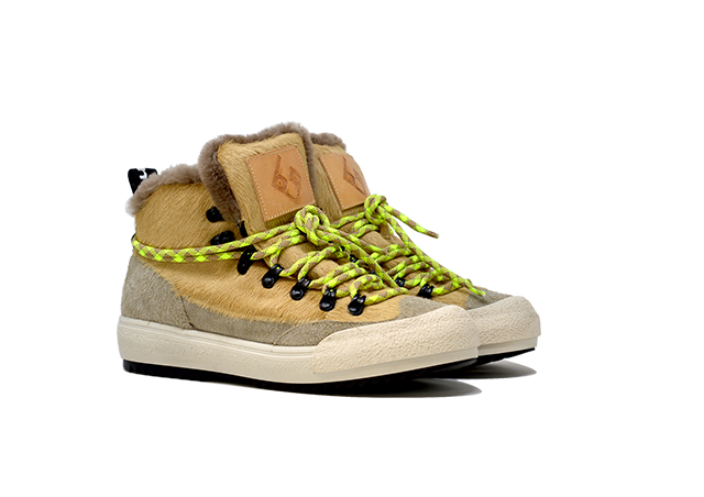"LA YETI BEIGE" |Women - Handmade Shoe in Cowhide 100% Handmade in Italy