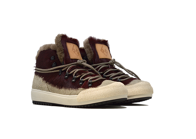 "LA YETI BORDO'" |Women - Handmade Shoe in Cowhide 100% Handmade in Italy