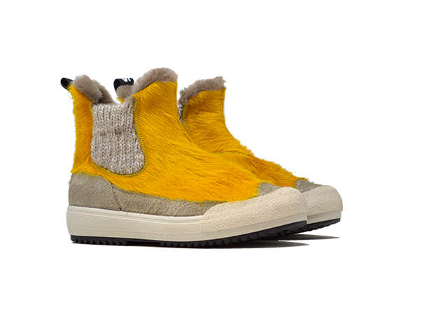 "THE YETI BEATLES GIALLA" |Women - Handmade Shoe in Cowhide 100% Handmade in Italy
