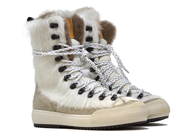 "LA MAMMUT BIANCA" |Women - Handmade Boot in 100% Cowhide Leather Handmade in Italy