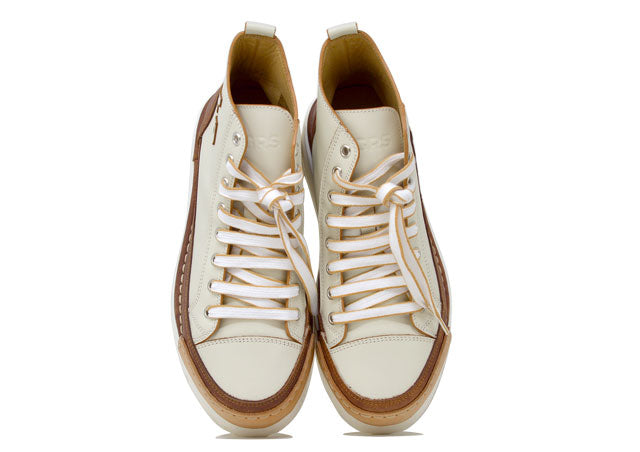 „LA BISCOTTO HIGH“ – Stiefelette aus handgefertigtem Leder, zu 100 % in Italien hergestellt