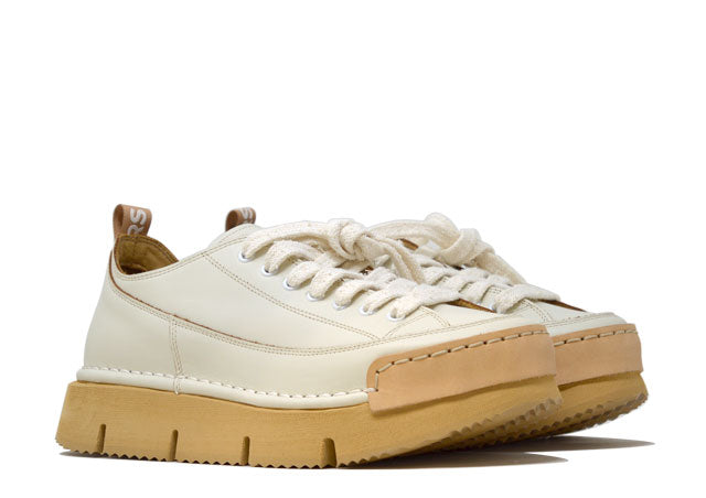 "LA DINAMICA BIANCA" - Scarpa Artigianale in Pelle 100% fatta in Italia