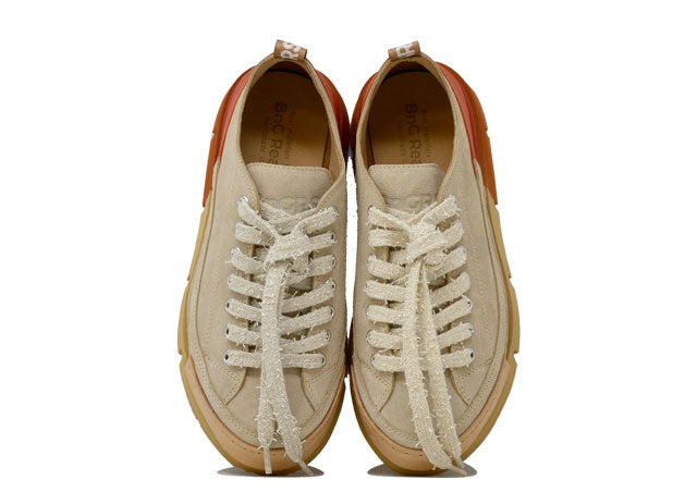 "LA DINAMICA SFUMATA ARANCIO" - Scarpa Artigianale in Pelle 100% fatta in Italia