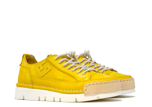 Model "LA GIRASOLE" - Handmade Shoe in 100% Leather Made in Italy