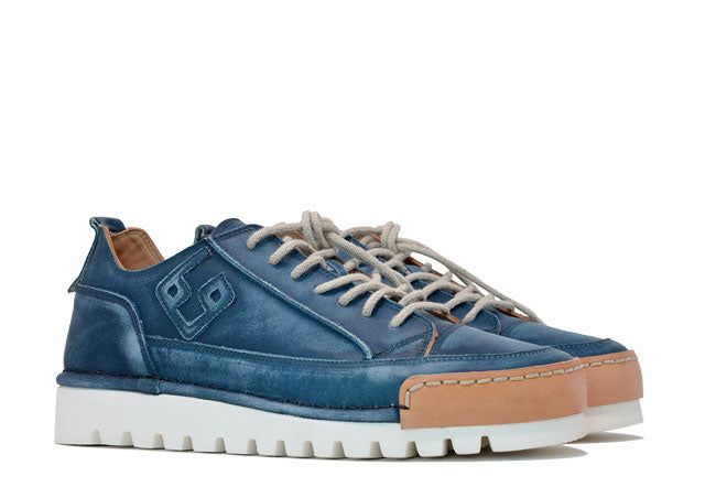 Model "LA JEANS" - 100% Handmade Leather Shoe Made in Italy
