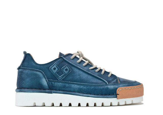 Model "LA JEANS" - 100% Handmade Leather Shoe Made in Italy