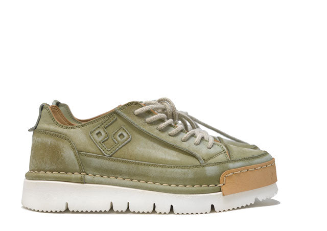 Model "LAKIWI" - Handmade Shoe in 100% Leather Made in Italy