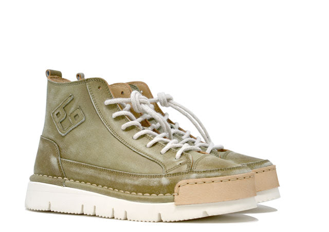 "LA KIWI HIGH" - 100% Handmade Leather Polish Made in Italy