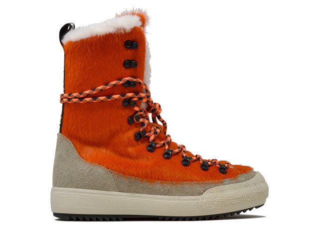 "LA MAMMUT ARANCIO" |Women - Handmade Boot in 100% Cowhide Leather Handmade in Italy