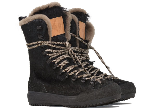 "LA MAMMUT NERA" | Men - Handmade Ankle Boot in 100% Cowhide Leather Handmade in Italy