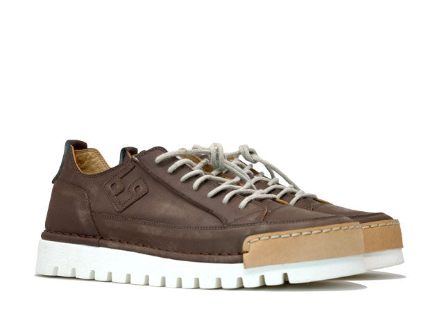 Model "LA MOKA" - 100% Handmade Leather Shoe Made in Italy