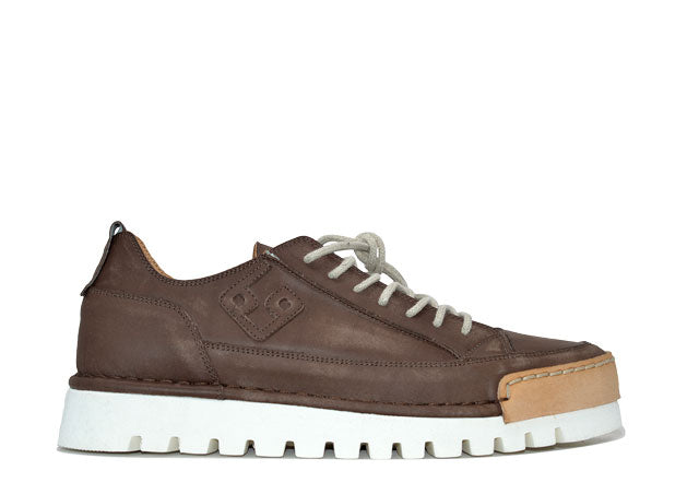 Model "LA MOKA" - 100% Handmade Leather Shoe Made in Italy