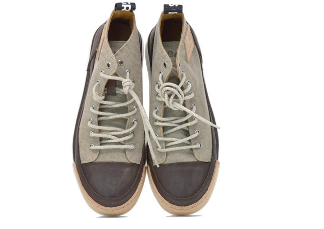 "LA MOKA CANVAS HIGH" - Polacco Artigianale in Canvas 100% fatto in Italia