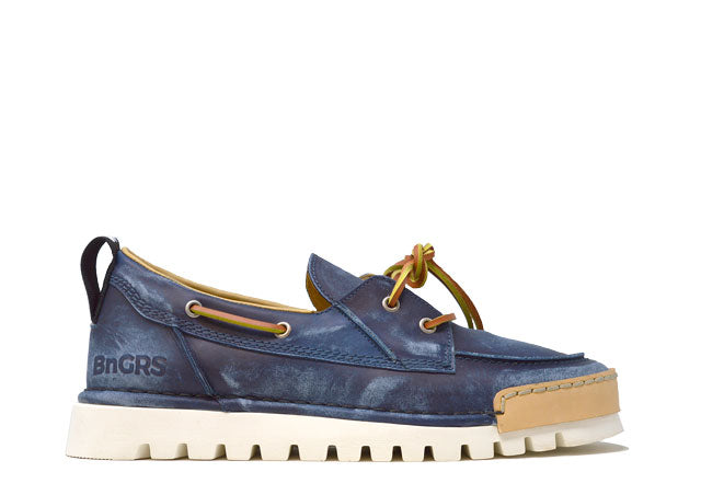 "LA NAUTICA JEANS" - Mocassino Artigianale in Pelle 100% fatto in Italia