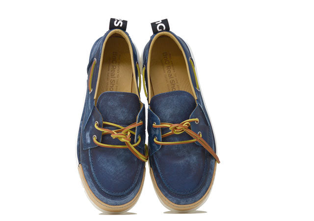 "LA NAUTICA JEANS" - Mocassino Artigianale in Pelle 100% fatto in Italia