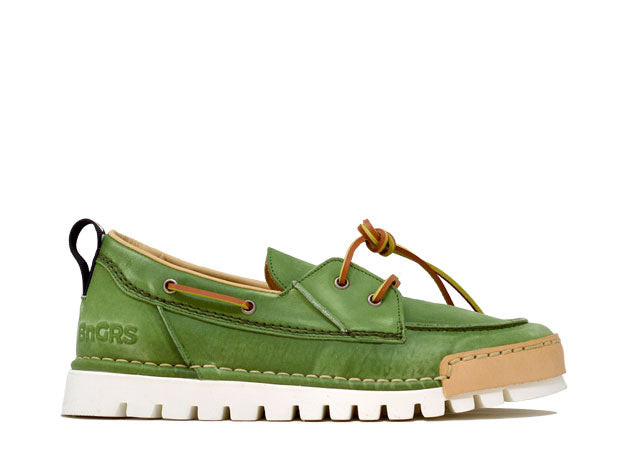 "LA NAUTICA MENTA" - Mocassino Artigianale in Pelle 100% fatto in Italia