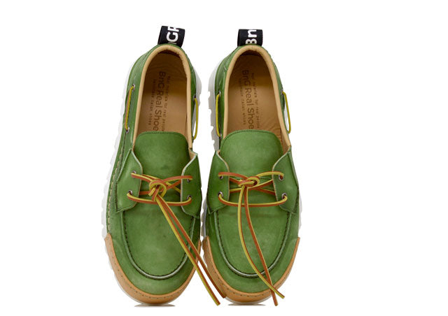 "LA NAUTICA MENTA" - Mocassino Artigianale in Pelle 100% fatto in Italia