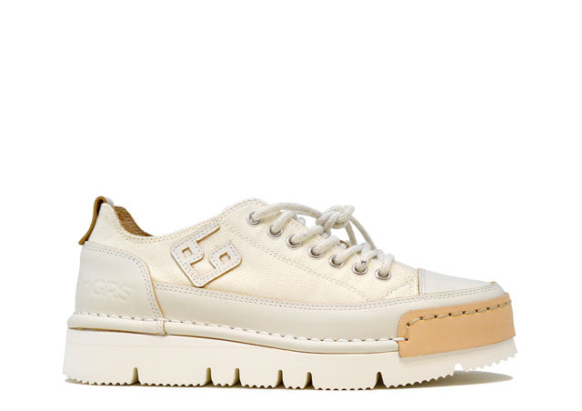 "LA PERLA CANVAS LOW" - Scarpa Artigianale in Canvas 100% fatta in Italia