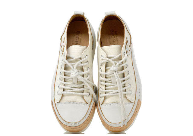 "LA PERLA CANVAS LOW" - Scarpa Artigianale in Canvas 100% fatta in Italia