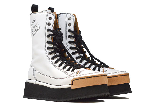 "LA POP BLACK" - Handmade Leather Boot 100% Made in Italy