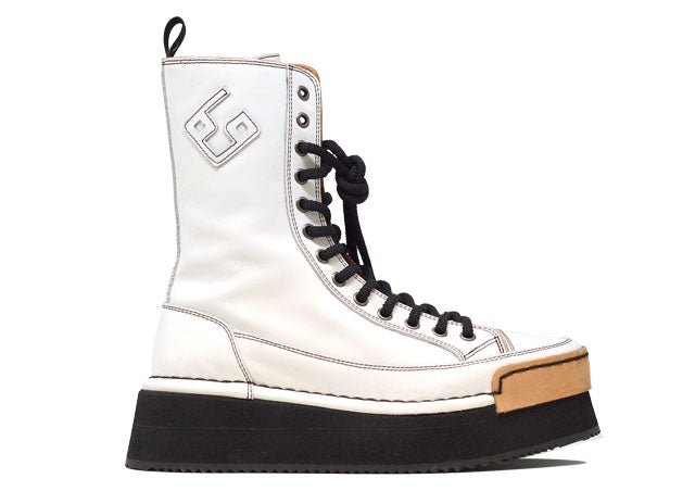 "LA POP BLACK" - Handmade Leather Boot 100% Made in Italy