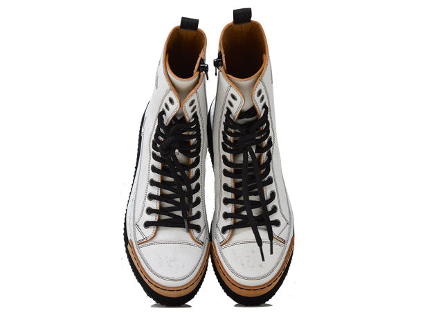 „LA POP BLACK“ – Handgefertigter Lederstiefel, zu 100 % in Italien hergestellt