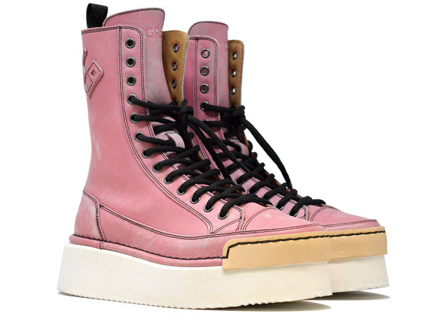 "LA PUNK" - Handmade Leather Boot 100% Made in Italy