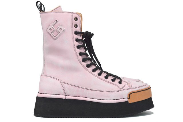 "LA PUNK BLACK" - Handmade Leather Boot 100% Made in Italy