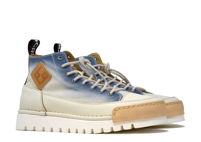 "LA SFUMATA JEANS" - Polacco Artigianale in Canvas 100% fatto in Italia
