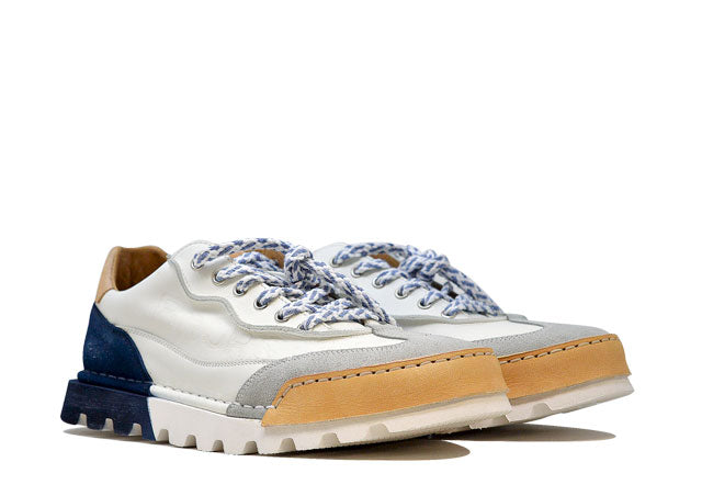 "LA SNEAKER SFUMATA JEANS" - Scarpa Artigianale in Pelle 100% fatta in Italia