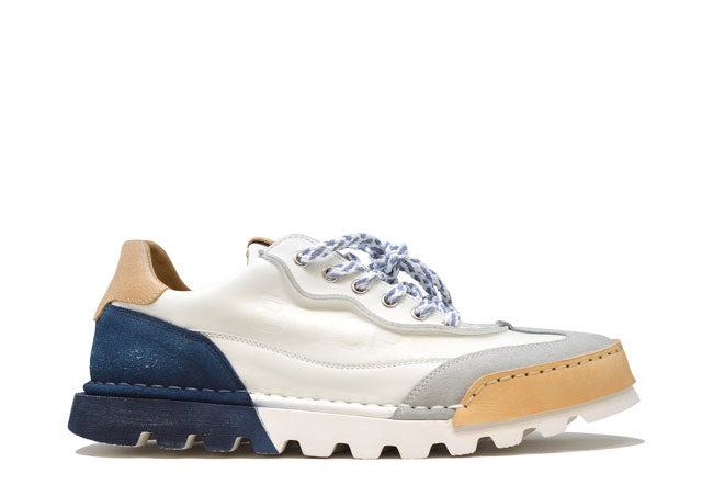 "LA SNEAKER SFUMATA JEANS" - Scarpa Artigianale in Pelle 100% fatta in Italia