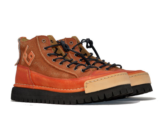"LA TIROLESE ARANCIO" - 100% Handmade Leather Polish Made in Italy