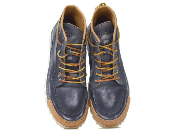 Model "LA YANKEE PEPE" - 100% Handmade Leather Shoe Made in Italy