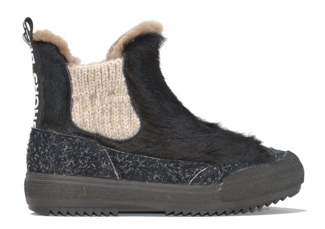"THE YETI BEATLES NERA" |Women - Handmade Shoe in Cowhide 100% Handmade in Italy
