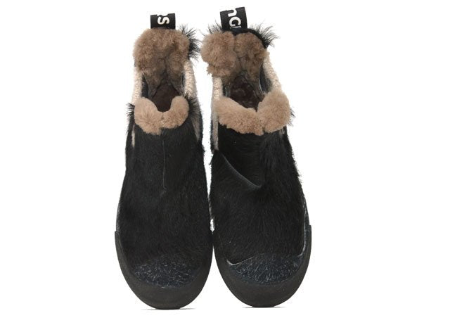 "THE YETI BEATLES NERA" |Women - Handmade Shoe in Cowhide 100% Handmade in Italy