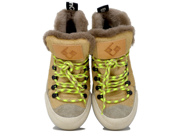 "LA YETI BEIGE" |Women - Handmade Shoe in Cowhide 100% Handmade in Italy