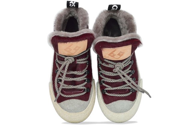 "LA YETI BORDO'" |Women - Handmade Shoe in Cowhide 100% Handmade in Italy