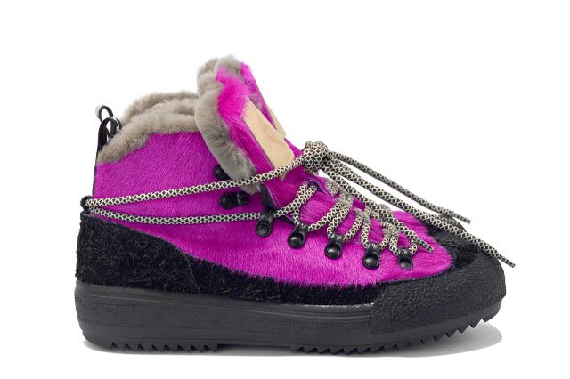"LA YETI FUXIA" |Women - Handmade Shoe in Cowhide 100% Handmade in Italy