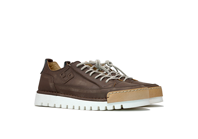 Model "LA MOKA" - 100% Handmade Leather Shoe Made in Italy