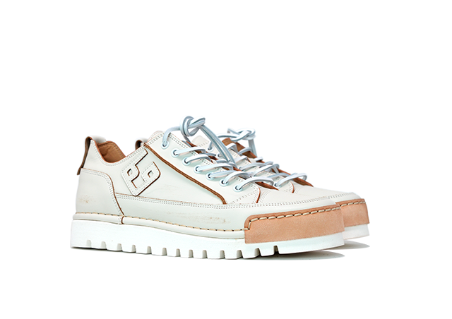 "LA VINTAGE CAFFELATTE" - Scarpa Artigianale in Pelle 100% fatta in Italia