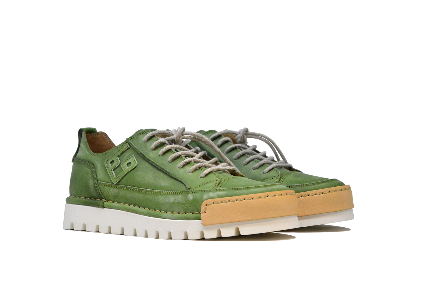 Model "LA MENTA" - 100% Handmade Leather Shoe Made in Italy