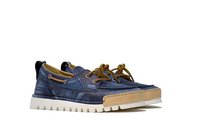"LA NAUTICA JEANS" - Mocassino Artigianale in Pelle 100% fatto in Italia