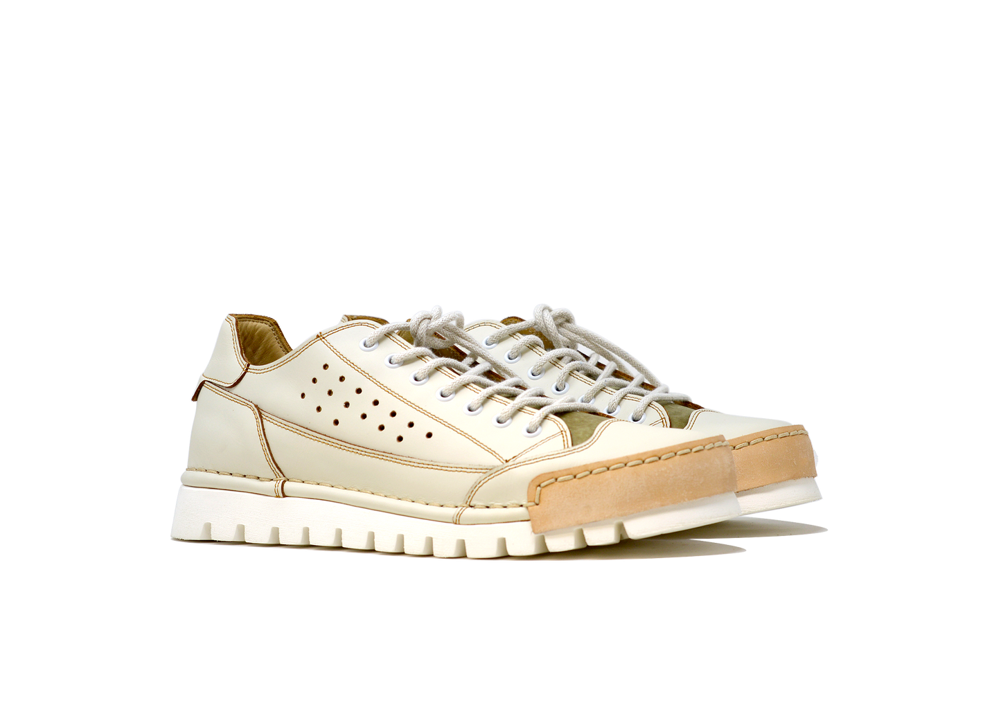 "L'HAWAIANA SALVIA" - Scarpa Artigianale in Pelle 100% fatta in Italia