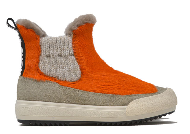„LA YETI BEATLES ARANCIO“ |Damen – Handgefertigter Schuh aus Rindsleder, 100 % handgefertigt in Italien