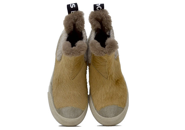 "LA YETI BEATLES BEIGE" |Women - Handmade Shoe in Cowhide 100% Handmade in Italy