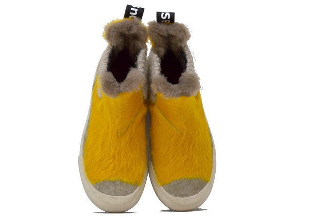 "THE YETI BEATLES GIALLA" |Women - Handmade Shoe in Cowhide 100% Handmade in Italy