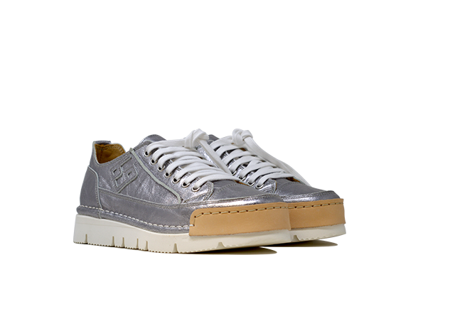 "LA BRILLANTE WHITE" - Scarpa Artigianale  in Pelle 100% fatta in Italia
