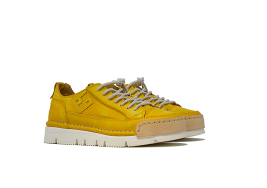 Model "LA GIRASOLE" - Handmade Shoe in 100% Leather Made in Italy