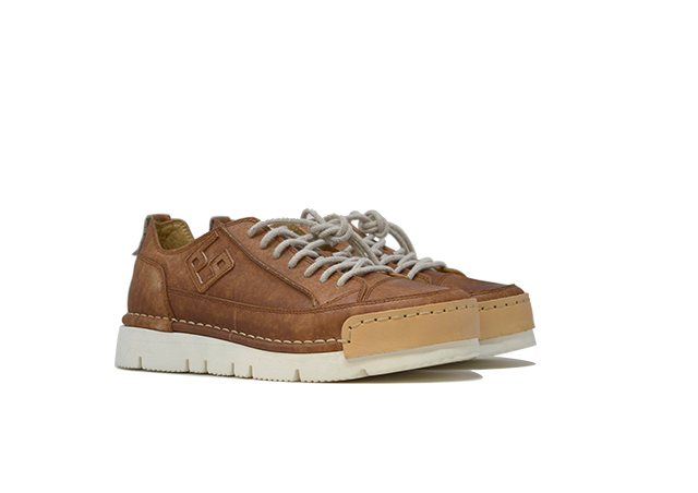 Model "LA NATURALE" - Handmade Shoe in 100% Leather Made in Italy